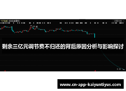 剩余三亿元调节费不归还的背后原因分析与影响探讨