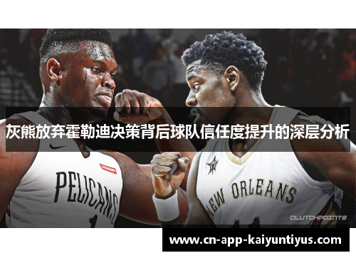 灰熊放弃霍勒迪决策背后球队信任度提升的深层分析